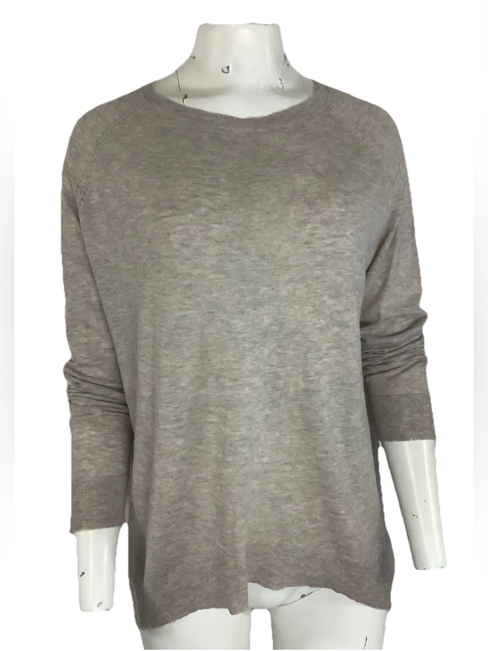 Zadig & Voltaire Women's Sz L 100% Cashmere Lightweight Pull On Tunic Sweater